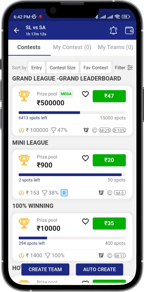 your next fantasy sports app could look like this live demo of fantasy sports application 5